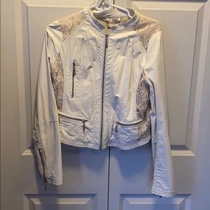 Faux leather jacket